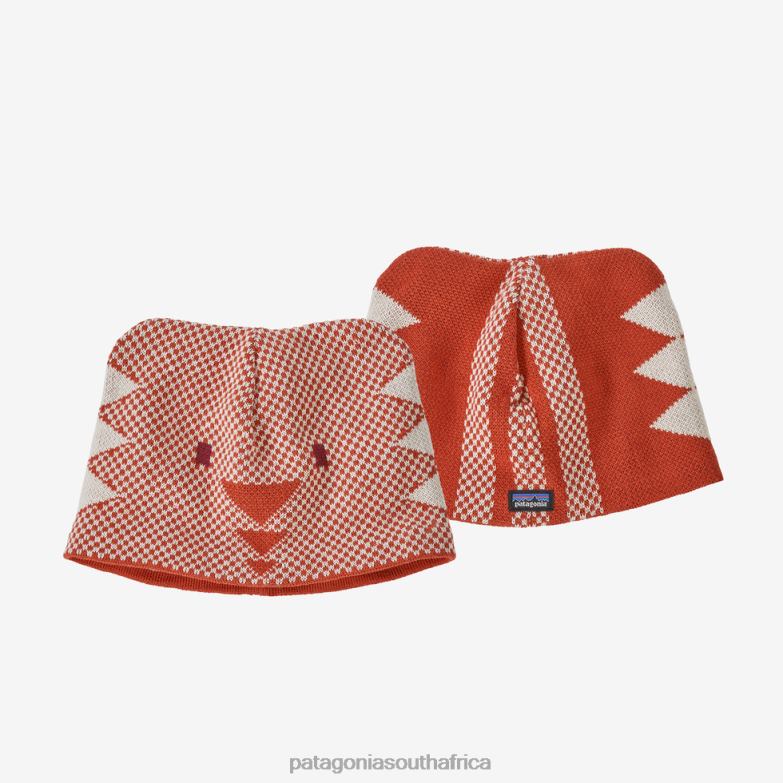 Children Animal Friends Beanie Beanie Bear: Sandhill Rust Patagonia Accessories P6ZJ62882