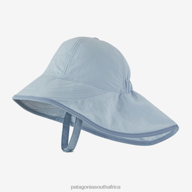 Children Block-the-Sun UPF Hat Steam Blue Patagonia Accessories P6ZJ63398