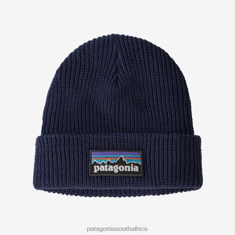 Children Logo Beanie P-6 Logo: New Navy Patagonia Accessories P6ZJ62874