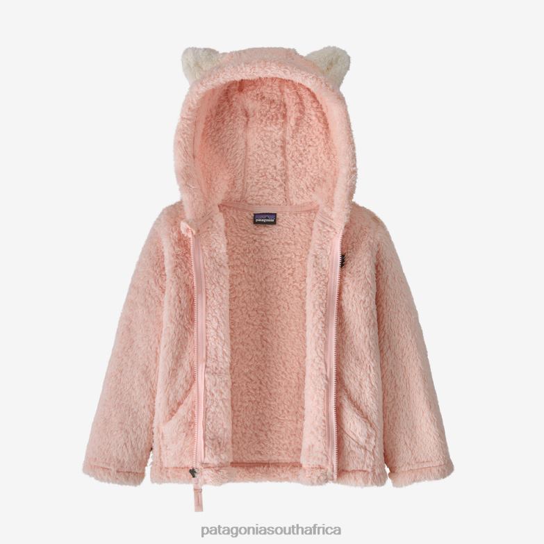 Children Furry Friends Hoody Seafan Pink Patagonia Apparel P6ZJ63380