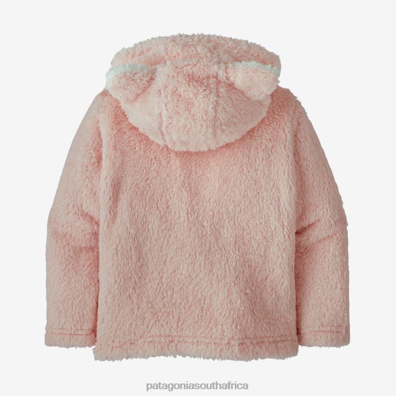 Children Furry Friends Hoody Seafan Pink Patagonia Apparel P6ZJ63380