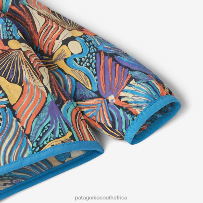 Children Baggies Jacket Happy Jam: Bayou Blue Patagonia Apparel P6ZJ62887