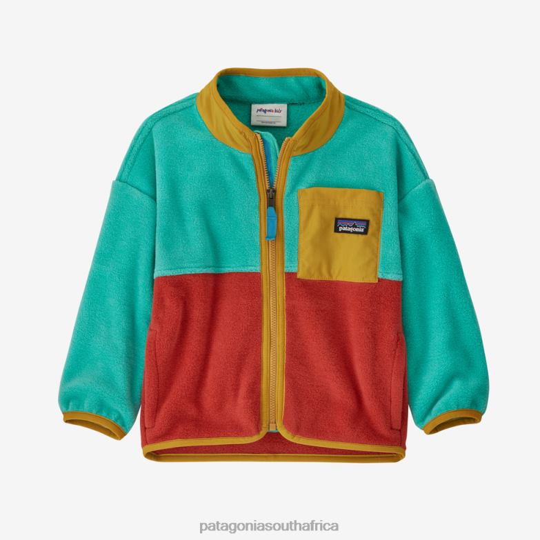 Children Synchilla Fleece Jacket Fresh Teal Patagonia Apparel P6ZJ62777