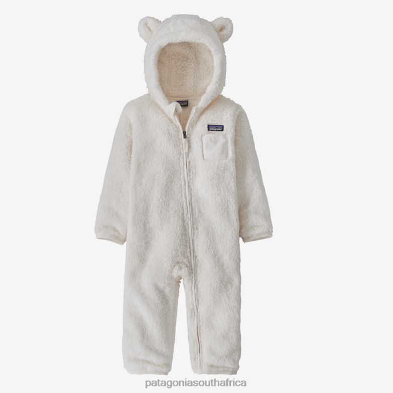 Children Furry Friends Bunting Birch White Patagonia Apparel P6ZJ62800