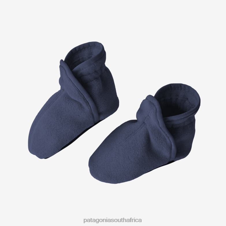 Children Synchilla Fleece Booties New Navy Patagonia Accessories P6ZJ62863