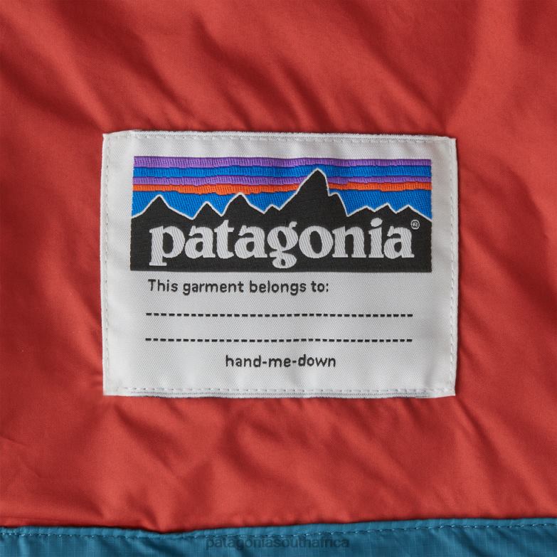 Children Nano Puff Brick Quilt Jacket Wavy Blue Patagonia Apparel P6ZJ63014