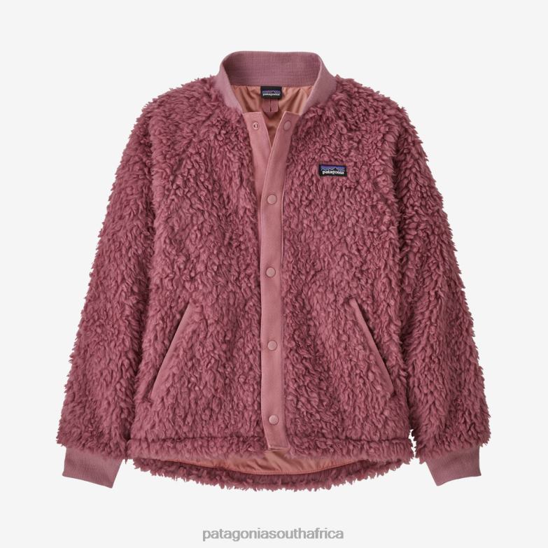 Children Retro-X Fleece Bomber Jacket Light Star Pink Patagonia Apparel P6ZJ63139