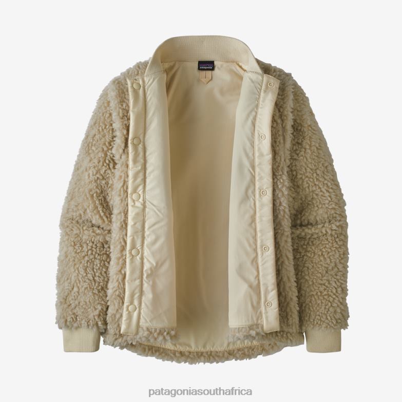 Children Retro-X Fleece Bomber Jacket Natural Patagonia Apparel P6ZJ63136