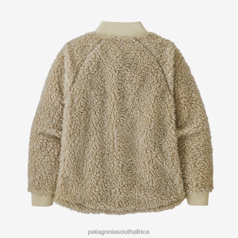 Children Retro-X Fleece Bomber Jacket Natural Patagonia Apparel P6ZJ63136