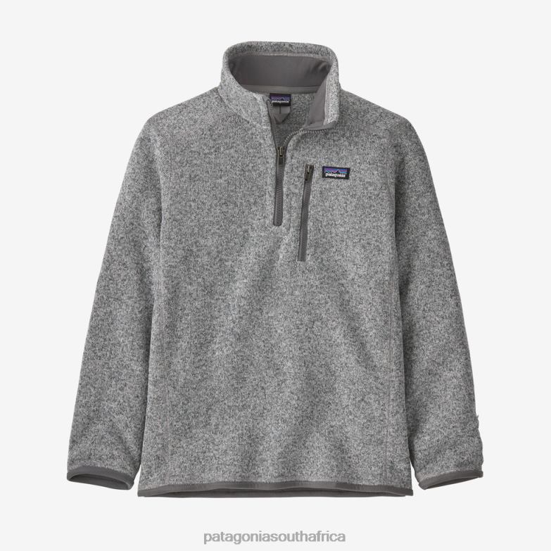 Children Better Sweater 1/4-Zip Fleece Stonewash Patagonia Apparel P6ZJ63130