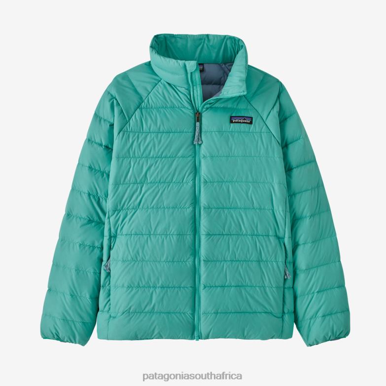 Children Down Sweater Fresh Teal Patagonia Apparel P6ZJ62974