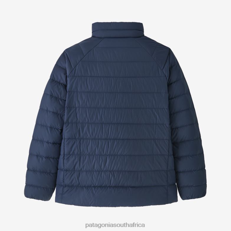 Children Down Sweater Steam Blue Patagonia Apparel P6ZJ62971