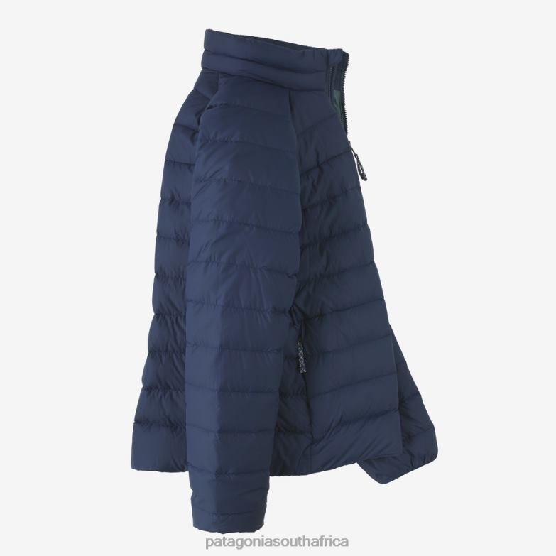Children Down Sweater Steam Blue Patagonia Apparel P6ZJ62971