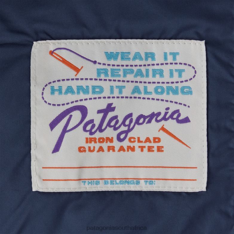 Children Down Sweater Steam Blue Patagonia Apparel P6ZJ62971