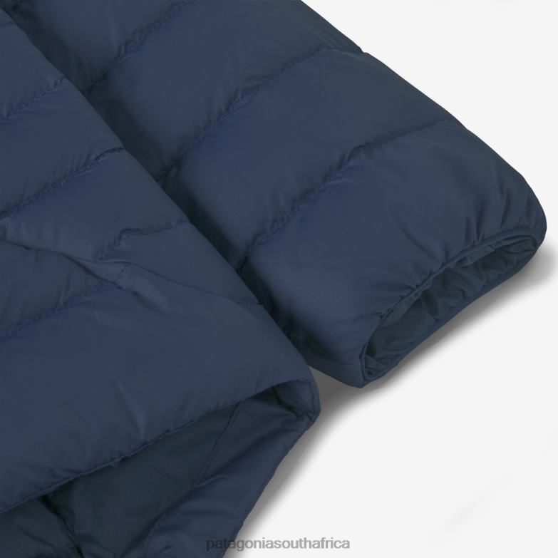 Children Drop-Tail Down Sweater Black Patagonia Apparel P6ZJ63179