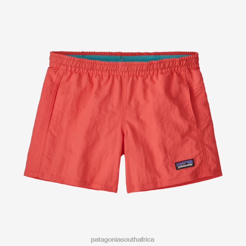 Children Baggies Shorts-4"-Unlined Coral Patagonia Apparel P6ZJ63004