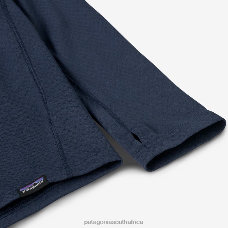 Children Capilene Midweight Crew Steam Blue Patagonia Apparel P6ZJ63111