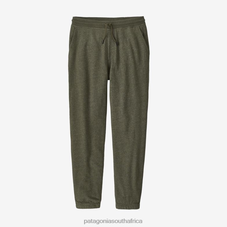 Men Mahnya Fleece Pants Basin Green Patagonia Apparel P6ZJ61794