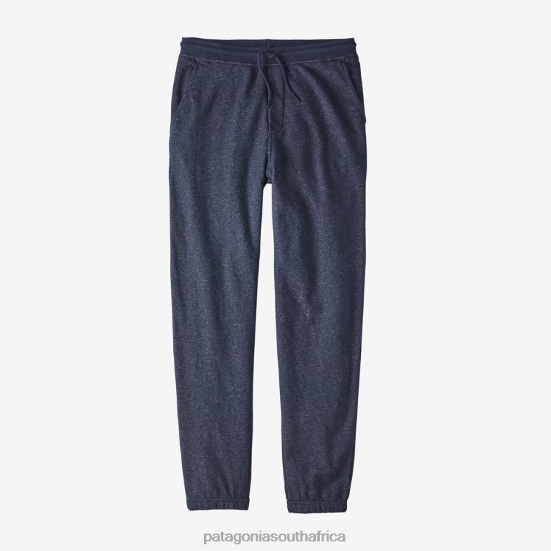 Men Mahnya Fleece Pants New Navy Patagonia Apparel P6ZJ61792