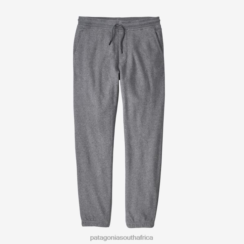 Men Mahnya Fleece Pants Noble Grey Patagonia Apparel P6ZJ61791