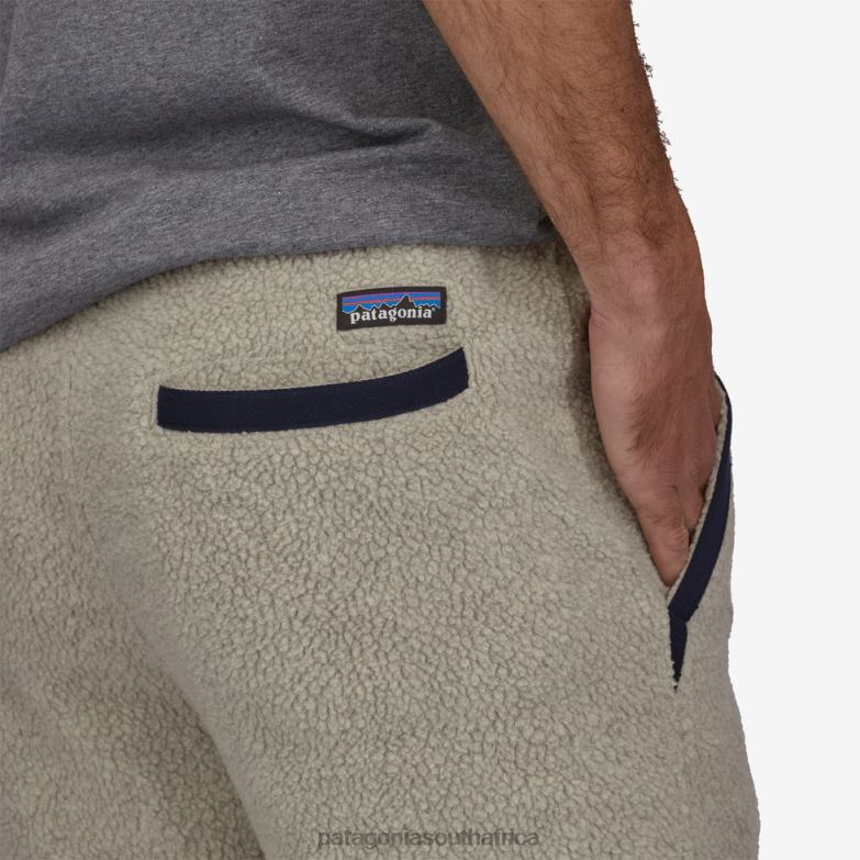 Men Shearling Fleece Pants Wavy Blue Patagonia Apparel P6ZJ61833