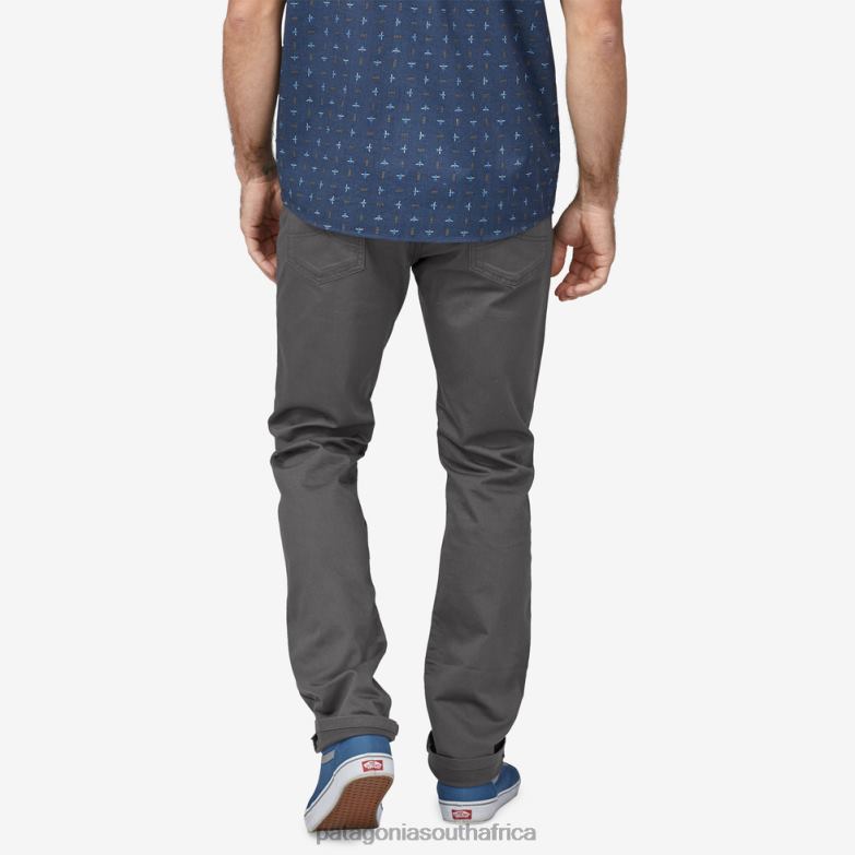 Men Performance Twill Jeans-Short Forge Grey Patagonia Apparel P6ZJ62426