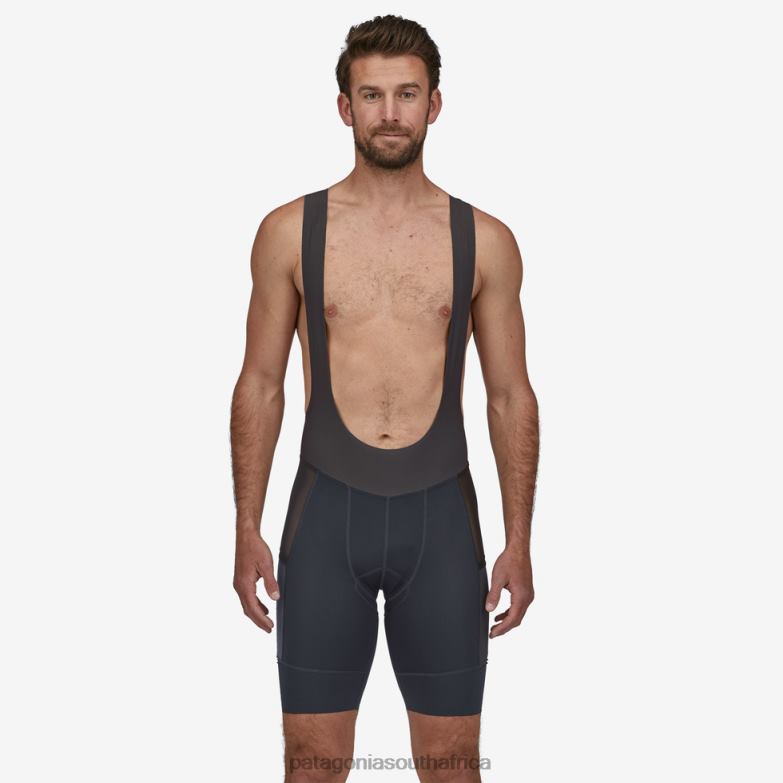 Men Dirt Roamer Liner Bike Bibs Black Patagonia Apparel P6ZJ62548