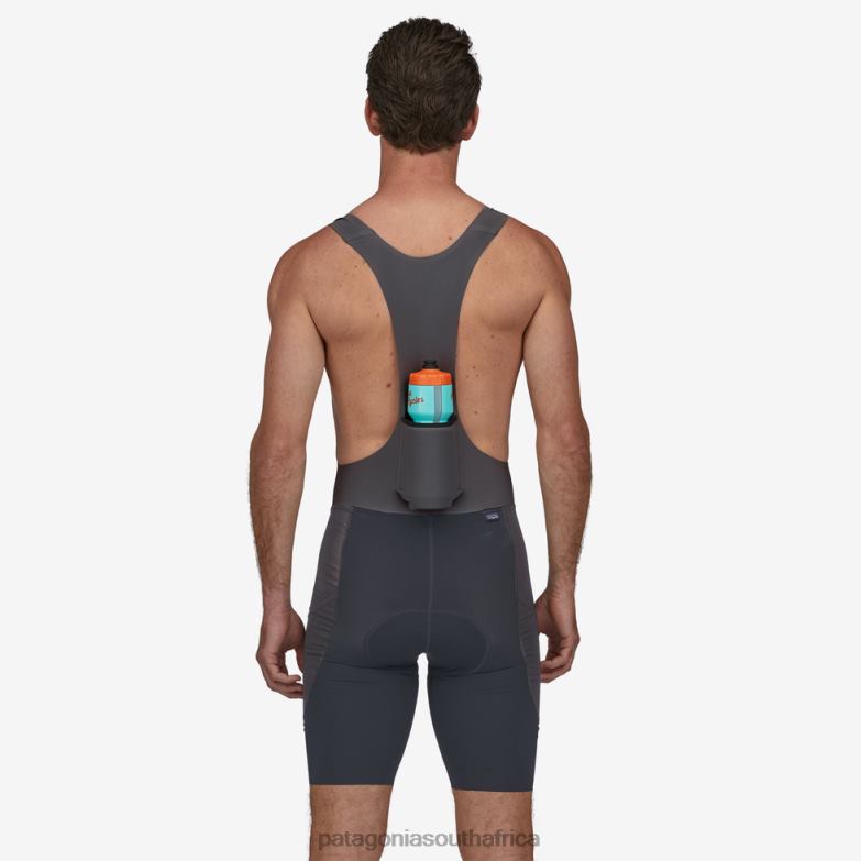Men Dirt Roamer Liner Bike Bibs Black Patagonia Apparel P6ZJ62548