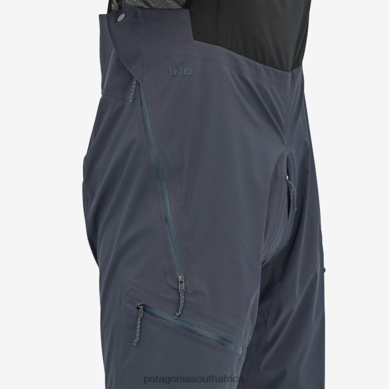 Men Dual Aspect Bibs Smolder Blue Patagonia Apparel P6ZJ62557