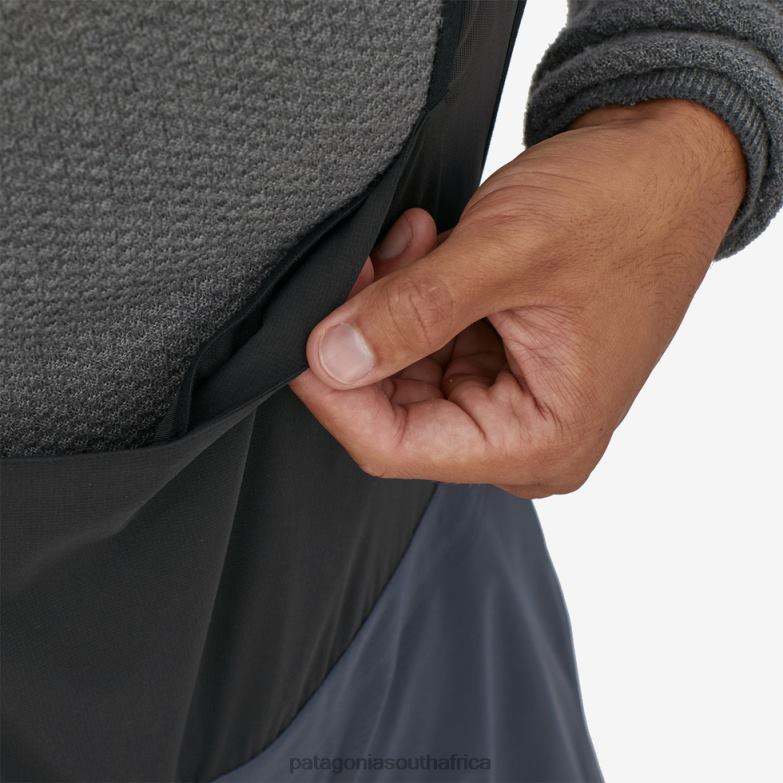 Men Dual Aspect Bibs Smolder Blue Patagonia Apparel P6ZJ62557
