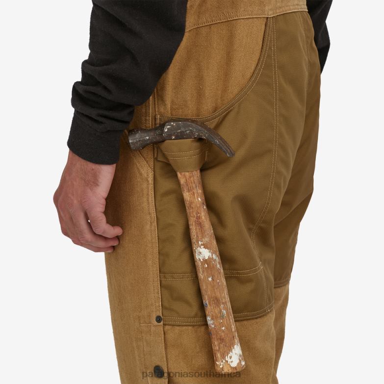 Men Iron Forge Hemp Canvas Insulated Overalls-Regular Coriander Brown Patagonia Apparel P6ZJ62553