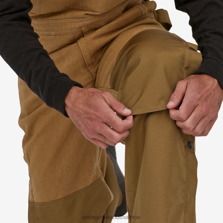 Men Iron Forge Hemp Canvas Insulated Overalls-Regular Coriander Brown Patagonia Apparel P6ZJ62553