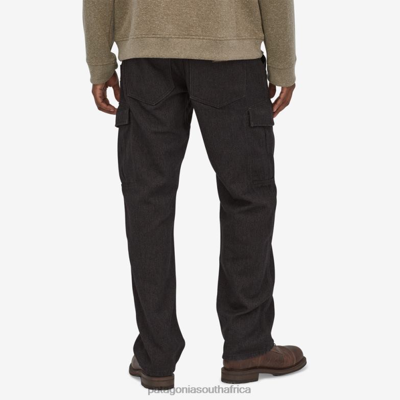 Men Iron Forge Hemp Canvas Cargo Pants Ink Black Patagonia Apparel P6ZJ62487