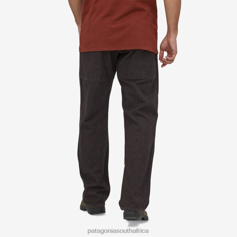 Men Iron Forge Hemp Canvas Double Knee Pants-Long Ink Black Patagonia Apparel P6ZJ62490