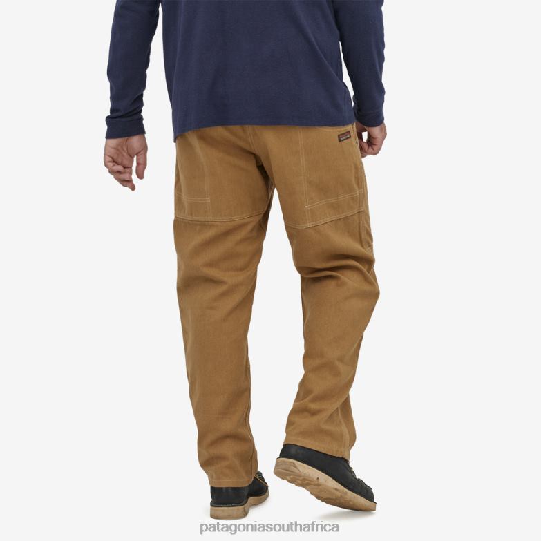 Men Iron Forge Hemp Canvas Double Knee Pants-Regular Coriander Brown Patagonia Apparel P6ZJ62433