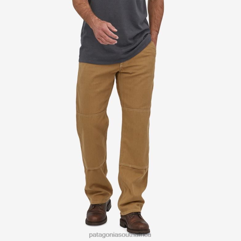 Men Iron Forge Hemp Canvas Double Knee Pants-Regular Coriander Brown Patagonia Apparel P6ZJ62433