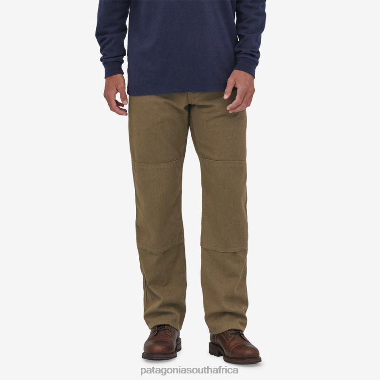 Men Iron Forge Hemp Canvas Double Knee Pants-Regular Dark Ash Patagonia Apparel P6ZJ62435