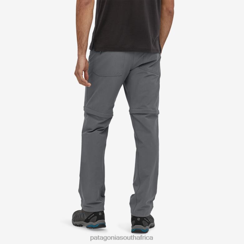 Men Quandary Convertible Pants Forge Grey Patagonia Apparel P6ZJ62415