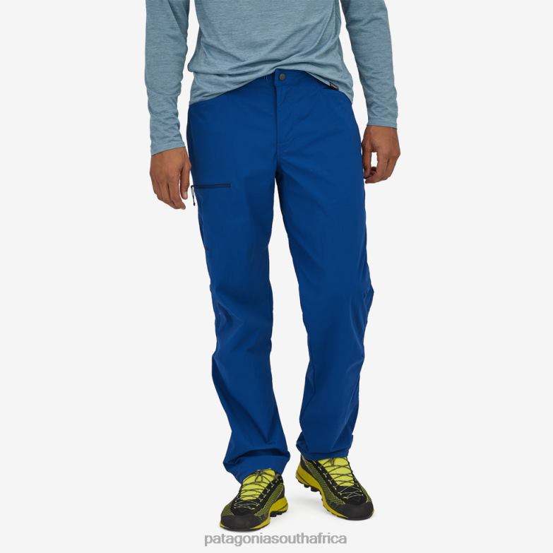 Men RPS Rock Pants-Regular Superior Blue Patagonia Apparel P6ZJ62514