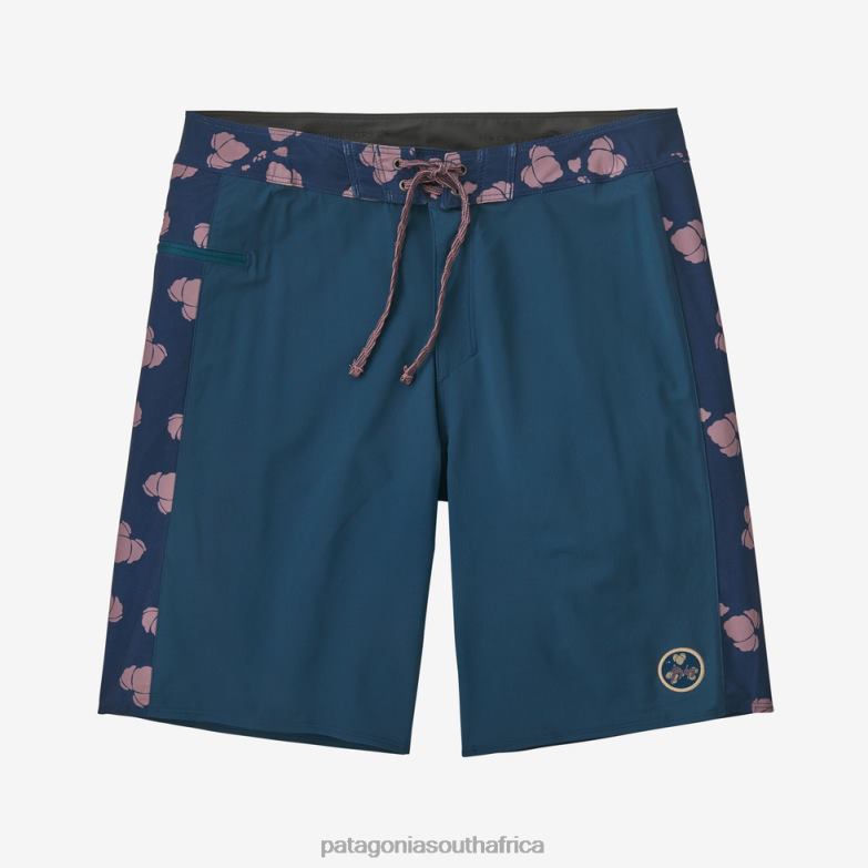 Men Hydropeak SP Boardshorts-19" Gerry Patch: Tidepool Blue Patagonia Apparel P6ZJ62623