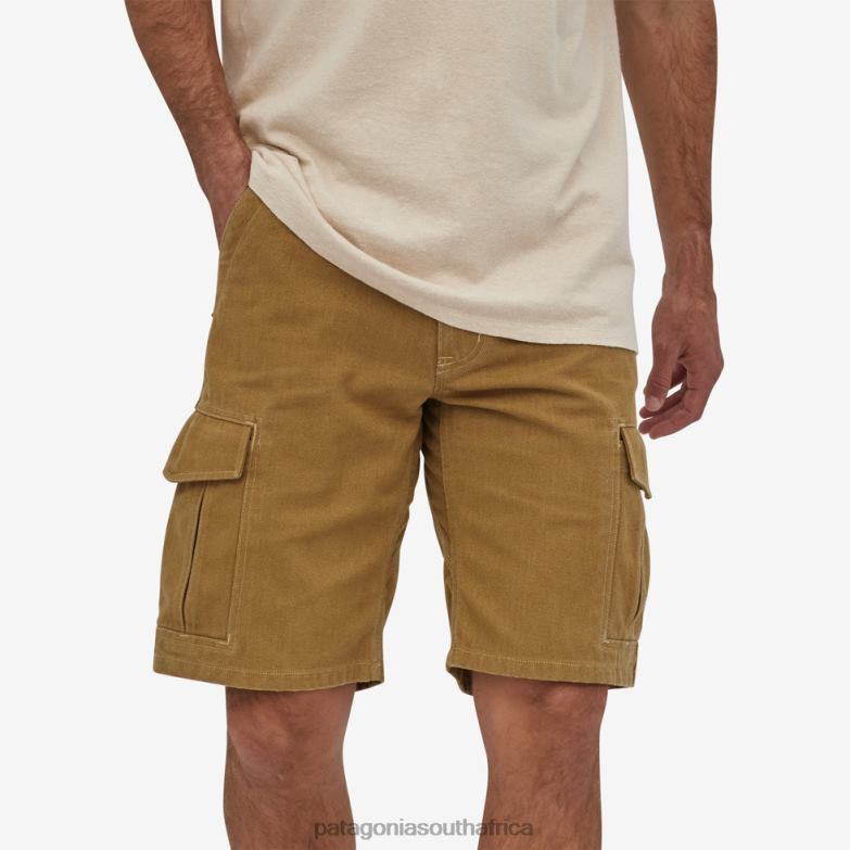 Men Iron Forge Hemp Canvas Cargo Shorts-11