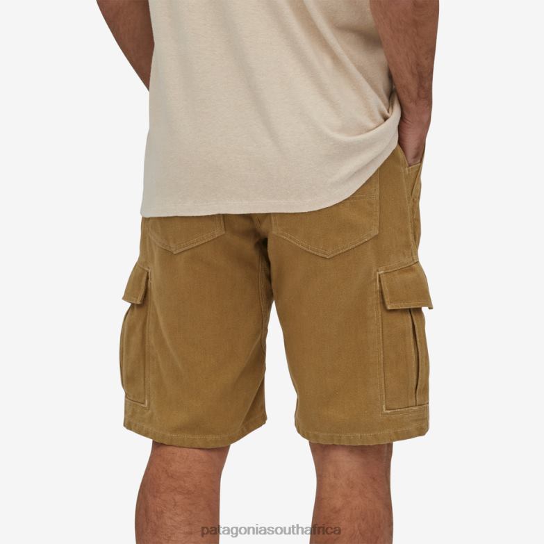 Men Iron Forge Hemp Canvas Cargo Shorts-11