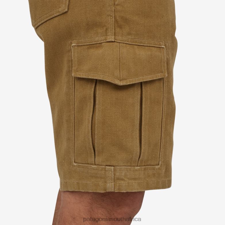 Men Iron Forge Hemp Canvas Cargo Shorts-11