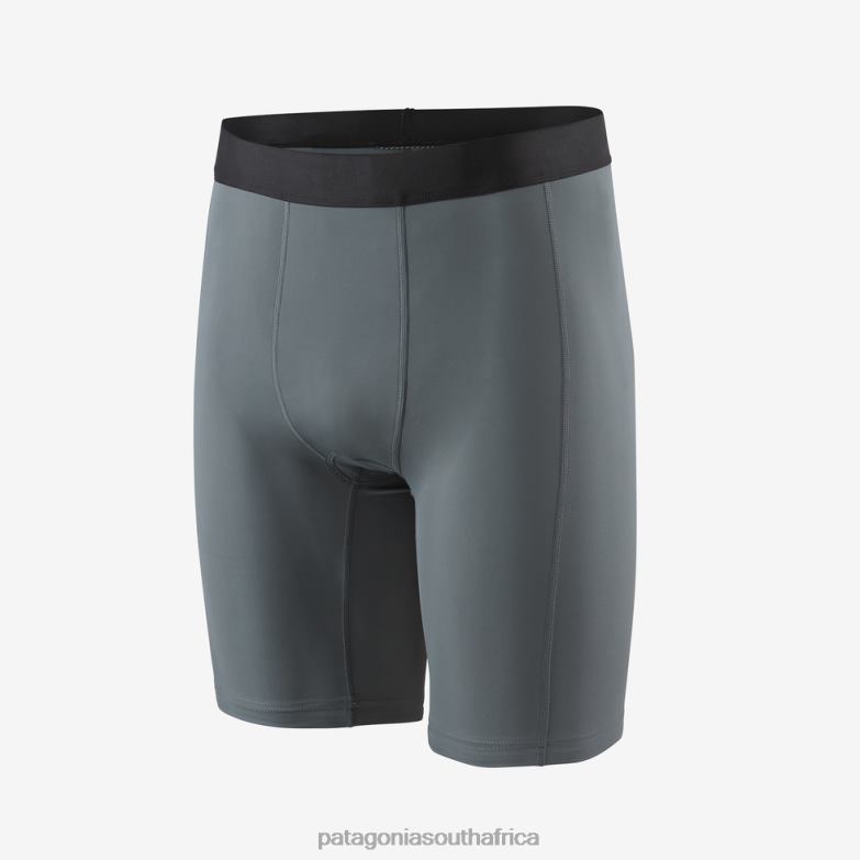 Men Nether Bike Shorts-9" Plume Grey Patagonia Apparel P6ZJ62396