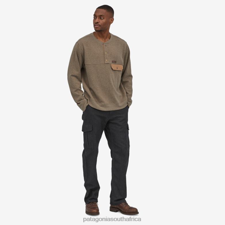 Men Hemp Sweatshirt Dark Ash Patagonia Apparel P6ZJ61823