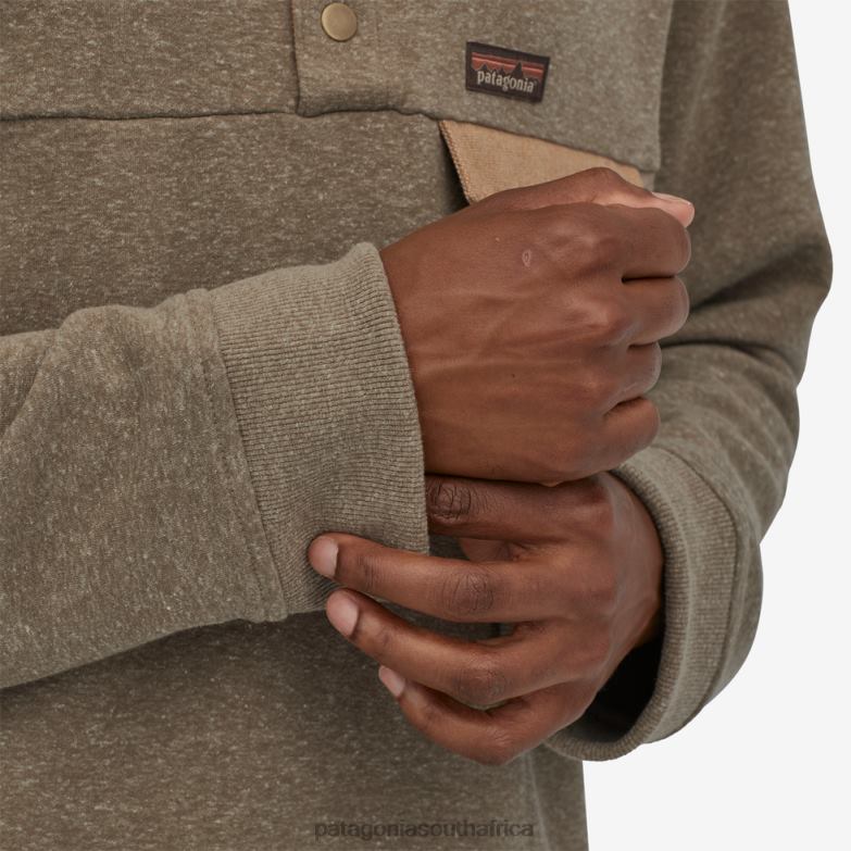 Men Hemp Sweatshirt Dark Ash Patagonia Apparel P6ZJ61823