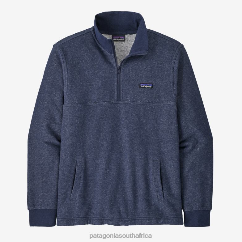 Men Mahnya Fleece Pullover New Navy Patagonia Apparel P6ZJ61815