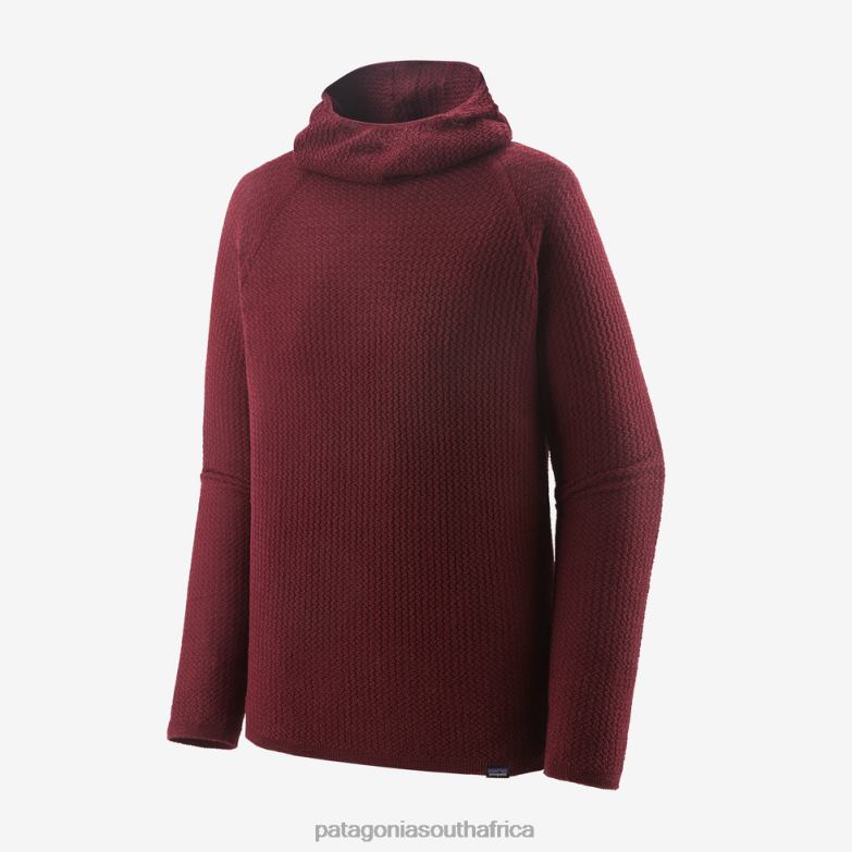 Men Capilene Air Hoody Sequoia Red Patagonia Apparel P6ZJ62234