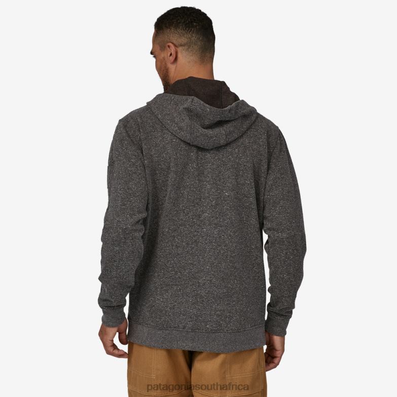 Men Hemp Hoody Sweatshirt Salt Grey Patagonia Apparel P6ZJ61810