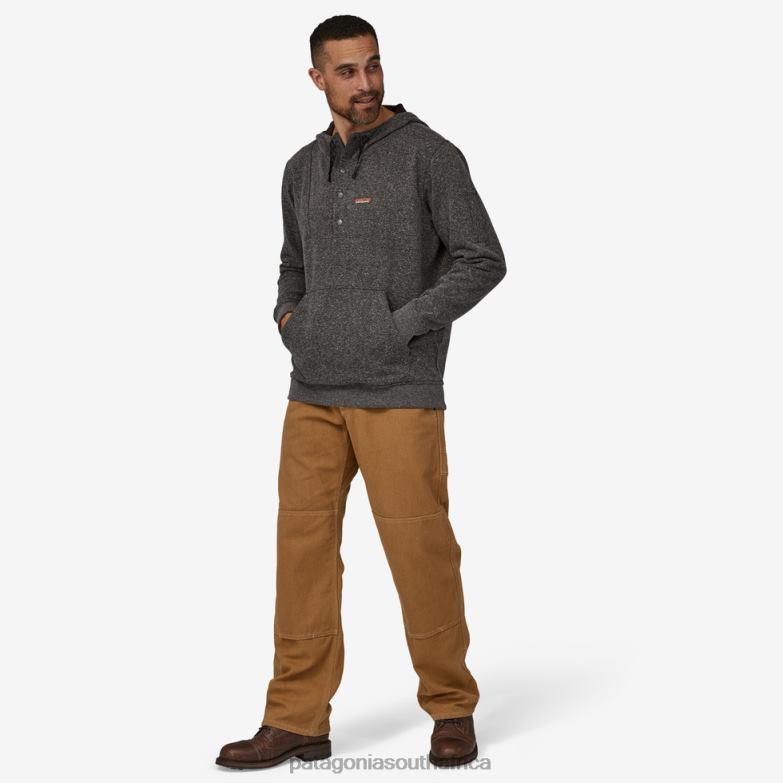 Men Hemp Hoody Sweatshirt Salt Grey Patagonia Apparel P6ZJ61810